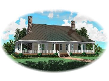 Country Home Plan, 006H-0074
