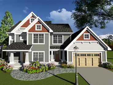 Two-Story House Plan, 020H-0410