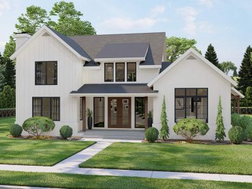 Two-Story House Plan, 050H-0406