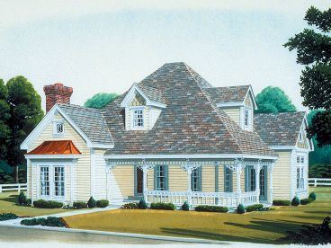 Country Home Plan, 054H-0033