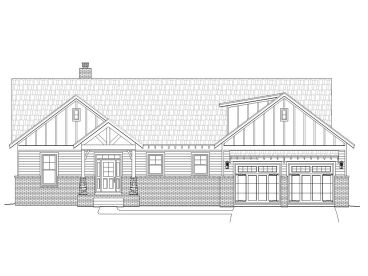 Craftsman House Plan, 062H-0042