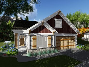 Bungalow Home Plan, 020H-0405