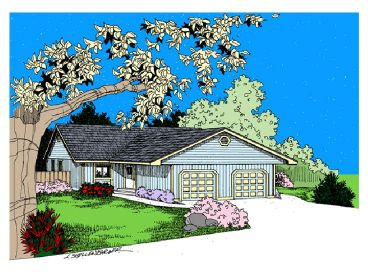 Duplex House Plan, 013M-0023