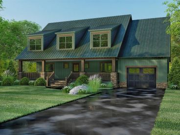 Craftsman House Plan, 074H-0088