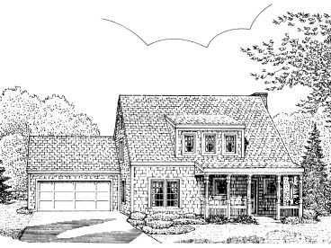 Two-Story House Plan, 054H-0100