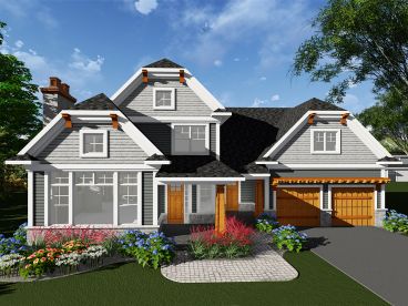 Two-Story House Plan, 020H-0414
