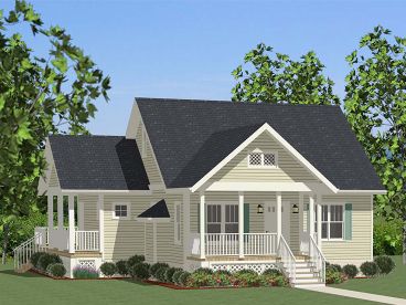 Cottage Home Plan, 067H-0046