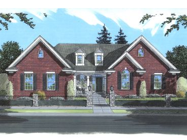 Traditional Home Plan, 046H-0017