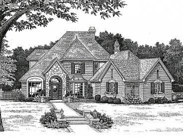 Two-Story House Plan, 002H-0069