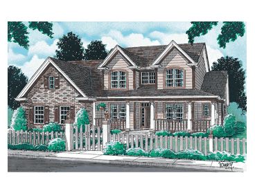 Country Home Plan, 059H-0034
