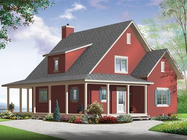 Country House Plan, 027H-0332
