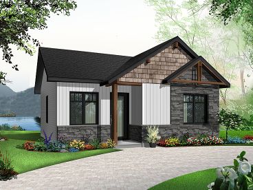 Tiny House Plan, 027H-0462