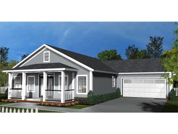Small Ranch House Plan, 059H-0244