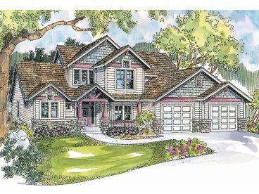 Craftsman House Plan, 051H-0115
