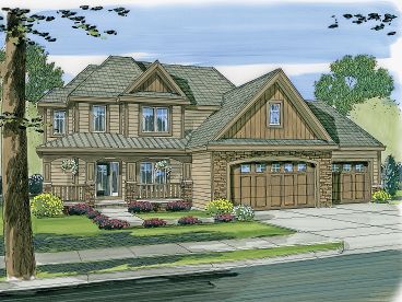 Two-Story Home Design, 050H-0019