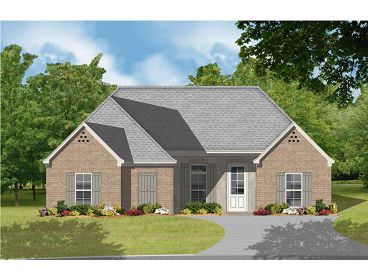 Small 1-Story Home Plan, 060H-0011