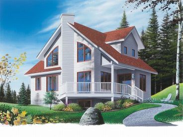 Vacation Home, Front/Left, 027H-0068