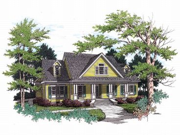 Country Home Plan, 021H-0137
