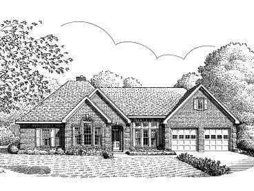 Traditional Home Plan, 054H-0115