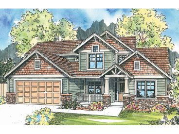 Craftsman House Plan, 051H-0141