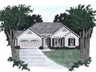 Small Ranch House Plan, 045H-0036