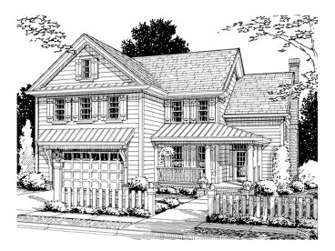 Country Home Plan, 059H-0055