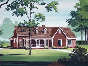 Country Home Plan, 021H-0210