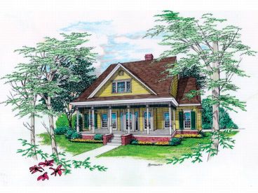 Two-Story Home Plan, 021H-0142