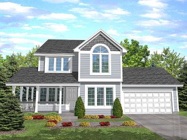 Traditional Home Plan, 016H-0005