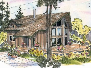 Vacation House Plan, 051H-0102
