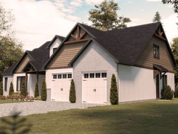 Craftsman House Plan, 027H-0551