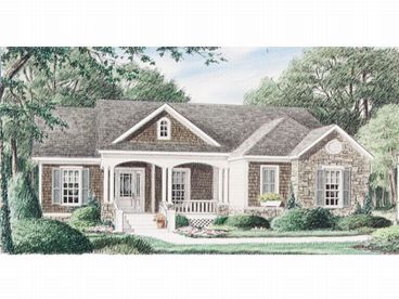 Country Home Plan, 011H-0011