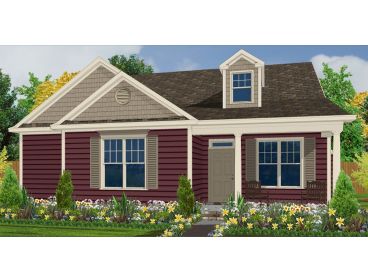Small Ranch House Plan, 073H-0100