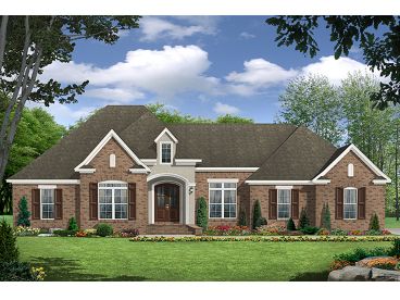 Traditional Home Plan, 001H-0186
