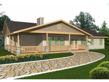 Ranch House Plan, 012H-0189