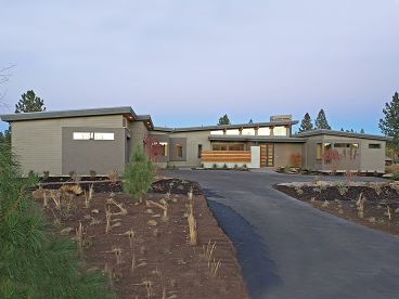 Modern Ranch House Plan, 081H-0019