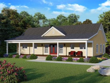 Small Ranch House Plan, 062H-0482