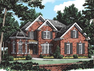 Two-Story House Plan, 086H-0091