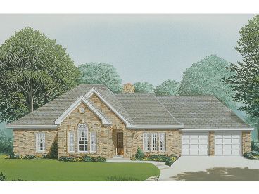 Traditional House Plan, 054H-0110