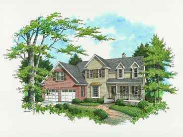 2-Story Home Plan, 030H-0052