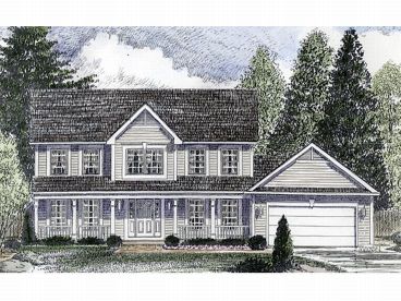 2-Story Home Plan, 014H-0059