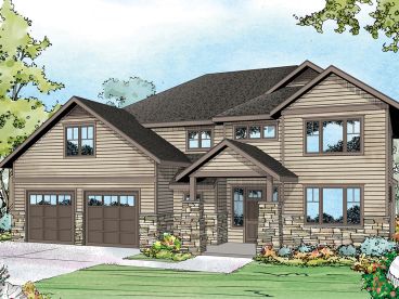 Two-Story House Plan, 051H-0232