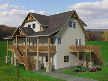 Two-Story House Plan, 012H-0068
