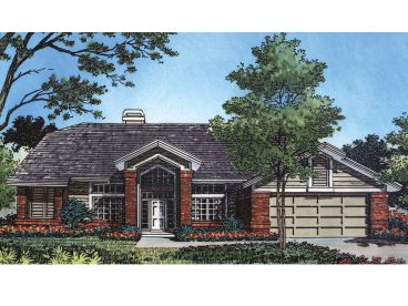One-Story Home Plan, 043H-0064