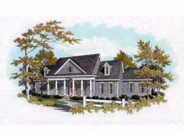 Southern Country Home, 019H-0064