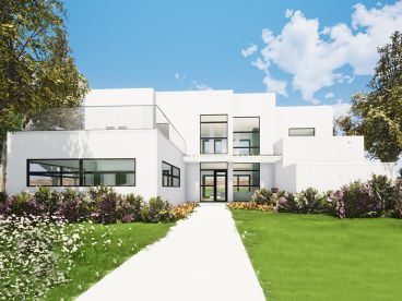 Luxury Modern House Plan, 052H-0142