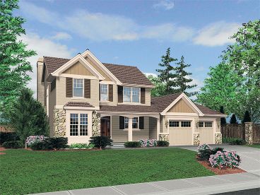 Traditional Home Plan, 034H-0178