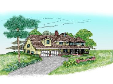 Country Home Plan, 013H-0024