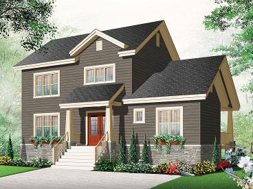 Two-Story Home Plan, 027H-0307