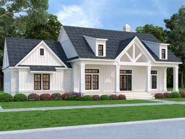 Craftsman House Plan, 021H-0282